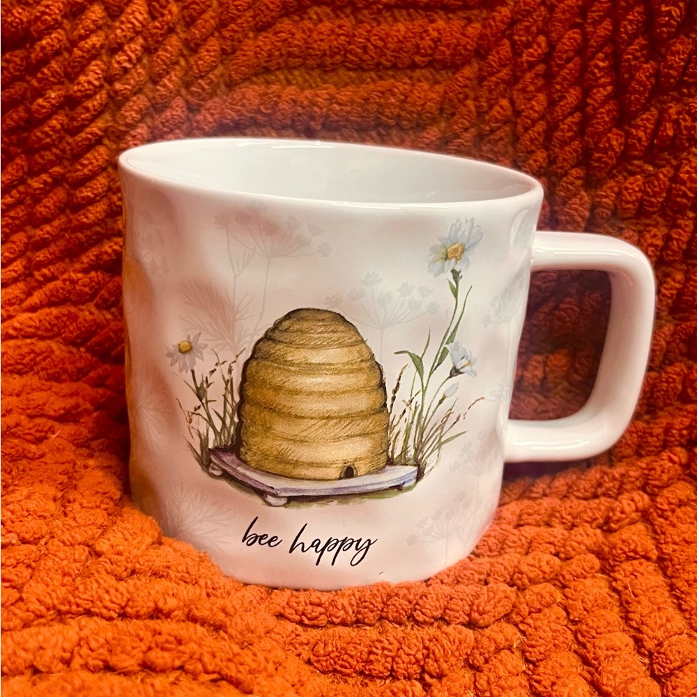 PRIMA DESIGN Bee Happy White Mug